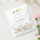 Whimsical Wildflowers Meadow Wedding  Geschenktütchen (Versiegelt)