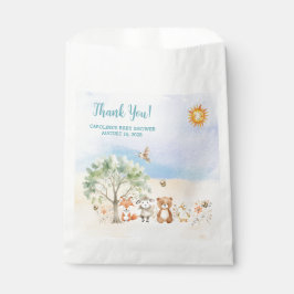 Whimsical Wildlife Animals Baby Dusche Geschenktütchen