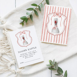 Whimsical Wildlings | Vintages Windelkreuz Begleitkarte