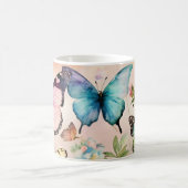 "Whimsical Wings: Butterfly Design Coffee Cup" Kaffeetasse (Mittel)