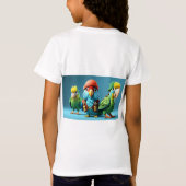 "Whimsical Wings: Cartoon Bird T - Shirt Designs" (Rückseite)