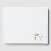 Whimsical Wings & Watercolor Wishes | Hummingbird  Gästebuch (Rückseite)