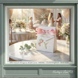 Whimsical Wings & Watercolor Wishes | Hummingbird  Geschenkschachtel