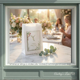 Whimsical Wings & Watercolor Wishes | Hummingbird  Geschenktütchen
