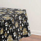 Whimsical Winter Animal Town Tischdecke (Beispiel)