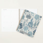 Whimsical Winter Castle Landschaft in Blue & Gray Planer (Anzeige)