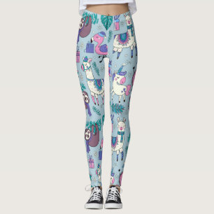 Whimsical WInter Critters Leggings
