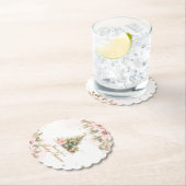 Whimsical Winter Eine kleine Babydusche Rosa Untersetzer (Vor Ort)