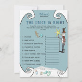 Whimsical Winter Fairy Price is Right Baby Shower  Einladung (Vorderseite)