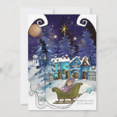 Whimsical Winter Fairy Price is Right Baby Shower  Einladung (Rückseite)