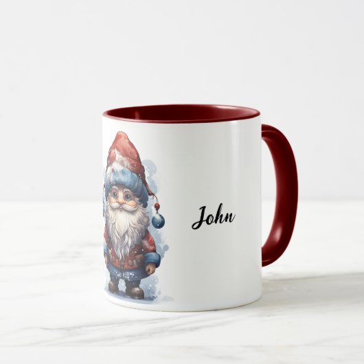 🌟 Whimsical Winter Gnome Tasse 🌟 (VorderseiteRechts)