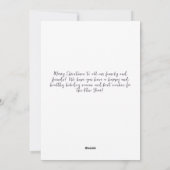 Whimsical Winter Lady Gnome Frohe Weihnachten (Rückseite)