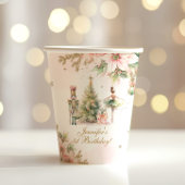 Whimsical Winter Onederland der Nutcracker Pappbecher