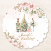 Whimsical Winter Onederland der Nutcracker Untersetzer (Vorderseite)