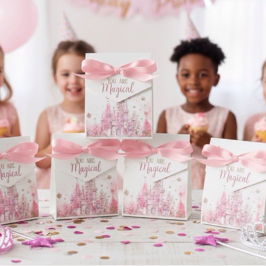 Whimsical Winter Princess Mairytale Geburtstag Geschenkschachtel