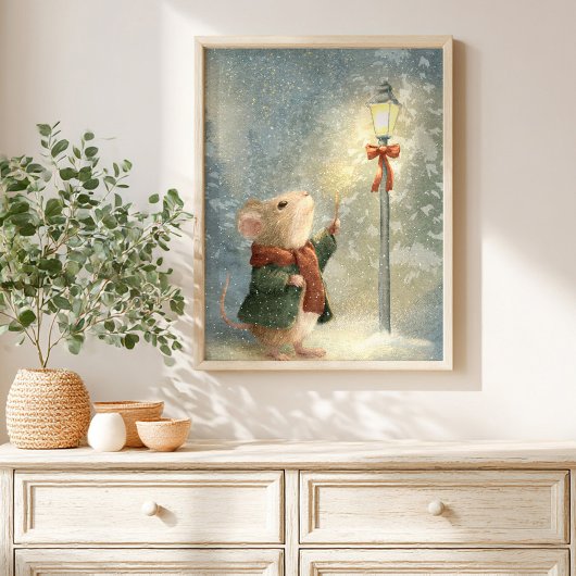 Whimsical Winter Storybook Kinderposter Poster