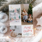 Whimsical Winter Village Frohe Weihnachten 2 Foto