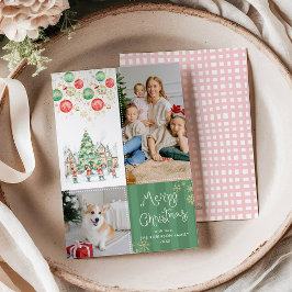 Whimsical Winter Village Frohe Weihnachten 2 Foto