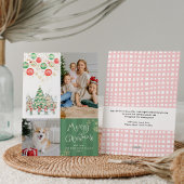 Whimsical Winter Village Frohe Weihnachten 2 Fotos