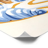 Whimsical Winter Village mit Snowy Towers Poster (Ecke)