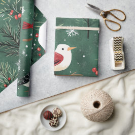 Whimsical Winter Weihnachtsmuster Geschenkpapier