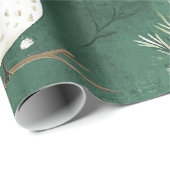 Whimsical Winter Weihnachtsmuster Geschenkpapier (Rolleneckpunkt)