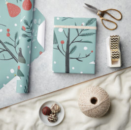 Whimsical Winter Weihnachtsmuster Geschenkpapier
