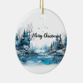 ❄️ Whimsical Winter Wonderland Ornament 🎄 (Rechts)