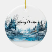 ❄️ Whimsical Winter Wonderland Ornament 🎄 (Hinten)