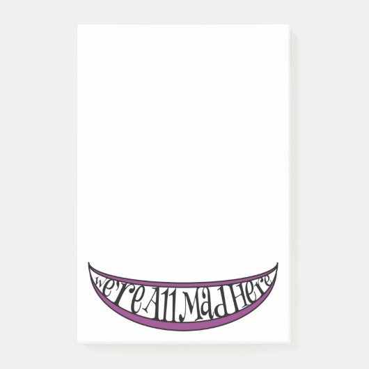 Whimsical Wir sind alle tot Post-it Klebezettel (Vorderseite)