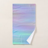 Whimsical Wisps | Holo Fairy Pastel Rainbow Ombre Badhandtuch Set (Handtuch)