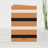 Whimsical Witch Fall Foliage Happy Halloween Karte (Rückseite)