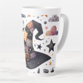 Whimsical Witch Hat und Himmelsmagie Milchtasse (Rechte Ecke)