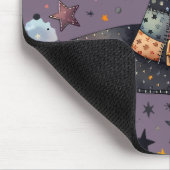 Whimsical Witch Hat und Himmelsmagie Mousepad (Ecke)