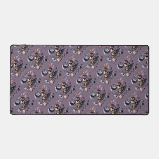 Whimsical Witch Hat und Himmelsmagie Schreibtischunterlage (Vorderseite)