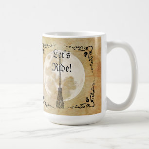 Whimsical Witchy Full Moon Kaffeetasse