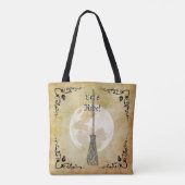 Whimsical Witchy Full Moon Tasche (Rückseite)