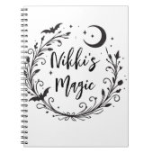Whimsical Witchy Wiccan Herb Magic Halloween Notizblock (Vorderseite)