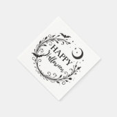 Whimsical Witchy Wiccan Herb Magic Halloween Serviette (Ecke)