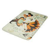 whimsical/witz/kürbis/fall badematte (Schrägansicht)