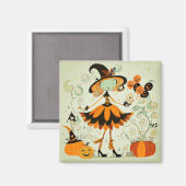 whimsical/witz/kürbis/fall magnet (Vorderseite/Rückseite)