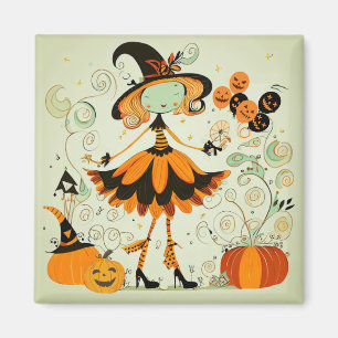 whimsical/witz/kürbis/fall magnet
