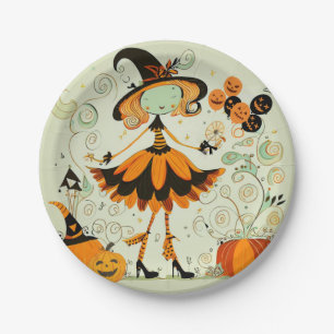 whimsical/witz/kürbis/fall pappteller