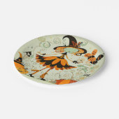 whimsical/witz/kürbis/fall pappteller (Schrägansicht)