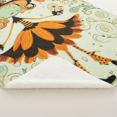 whimsical/witz/kürbis/fall sherpadecke (3/4)