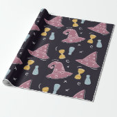 Whimsical Wizard Hat Wrapping Paper Geschenkpapier (Ungerollt)