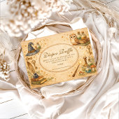Whimsical Wizard Magic Diapper Raffle Begleitkarte