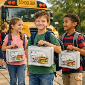 Whimsical Wolf Lunchbox