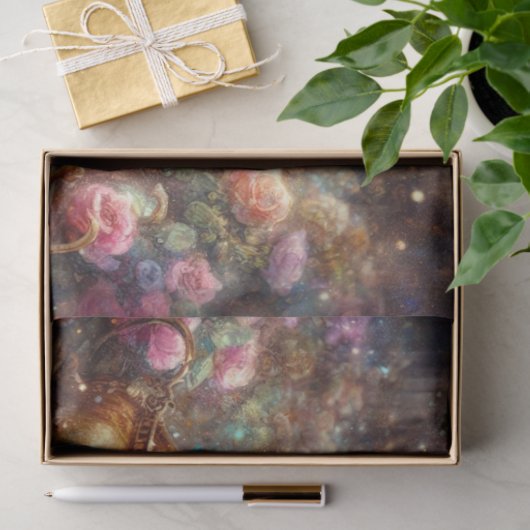 Whimsical Wonderland Alice's Magical Tee Dekoupage Seidenpapier (Geschenk)