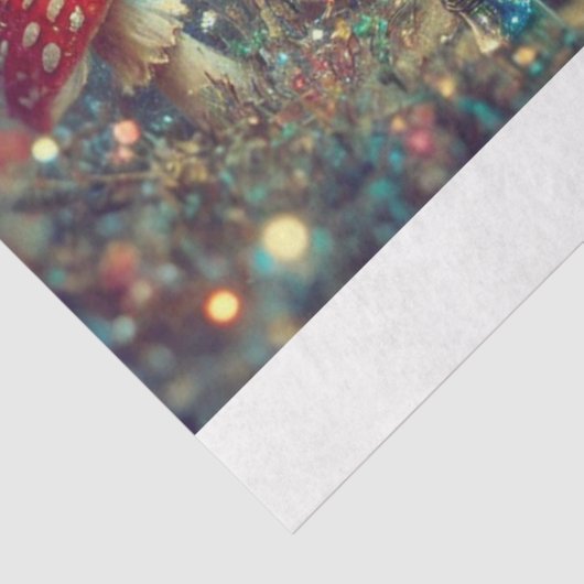 Whimsical Wonderland beobachtet Toadstools Decoupa Seidenpapier (Ausschnitt)